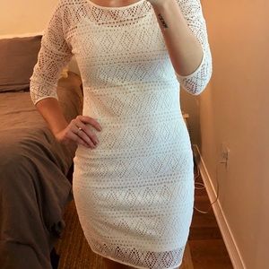 Express white dress